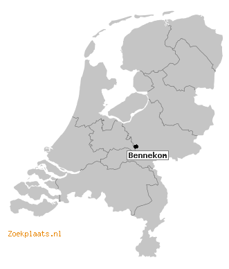 Kaart Bennekom